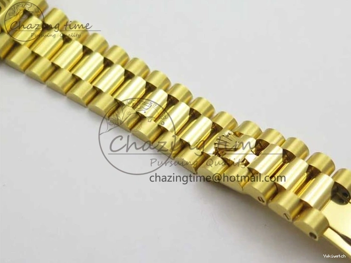 Best 31mm Malachite Bracelet EWF on Dial YG Daydate YG Edition 278288 Green ETA2688 President 0416